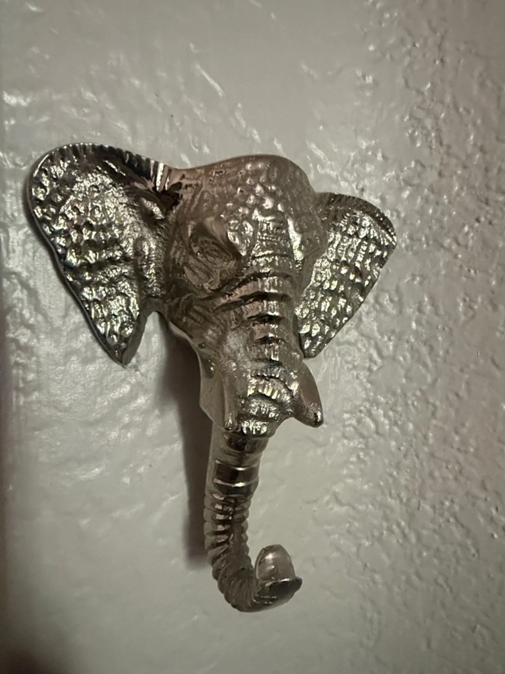Silver Elephant Wall Hook - Decorative Home Wall Decor